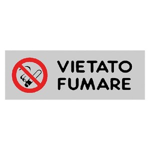 ADESIVO - VIETATO FUMARE...
