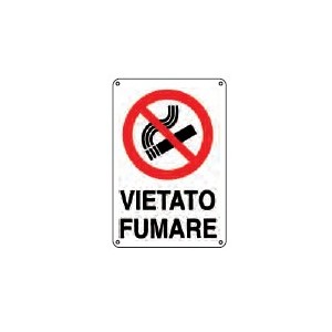 CARTELLO VIETATO FUMARE PVC...
