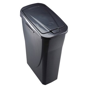 Tris Pattumiera per raccolta differenziata rifiuti bidoni spazzatura  contenitori 15lt agganciabili fermasacco interno esterno